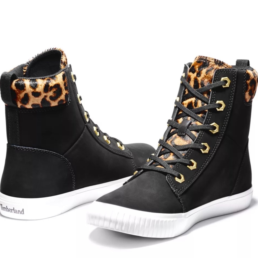 Timberland Skyla Bay Leopard Print Boots Women’s 6